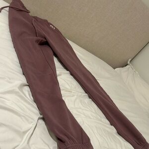 Purple rare beauty sweatpants